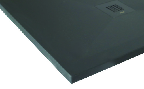 Receveur de Douche Résine de Synthèse mina gris anthracite 70x140 - Elmer
